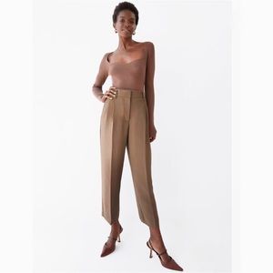 Wilfred Effortless cropped pant tan Saville 0